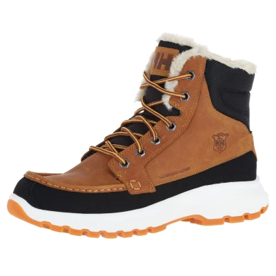 Abbildung von Helly Hansen Garibaldi V3 Snowboot/Winterstiefel, Herren, Größe: 43, New wheat/black Leder und textil