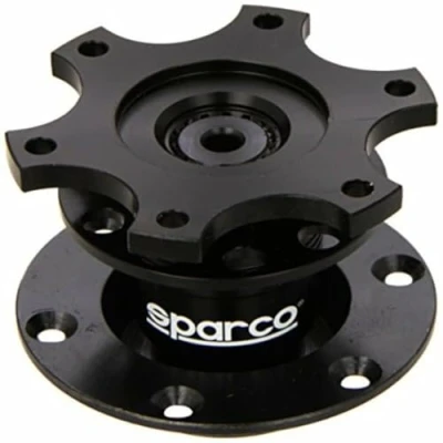 Abbildung von Sparco Quick Release Lenkradnabe Schwarz 6x70mm