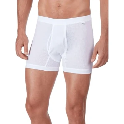 Abbildung von Huber Herren Pant kurzes Bein mit Eingriff Hipster, Weiß (Weiss 0500), (Herstellergröße: XX Large)