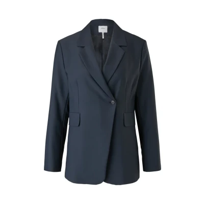 Abbildung von s.Oliver Black Label Blazer, Damen, Größe: 38, Navy
