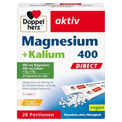 Abbildung von Doppelherz Magnesium+kalium Direct Portionsbeutel