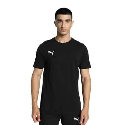Abbildung von Puma Teamgoal Casuals TEE Tshirt basic, Herren, Größe: Medium, black/white