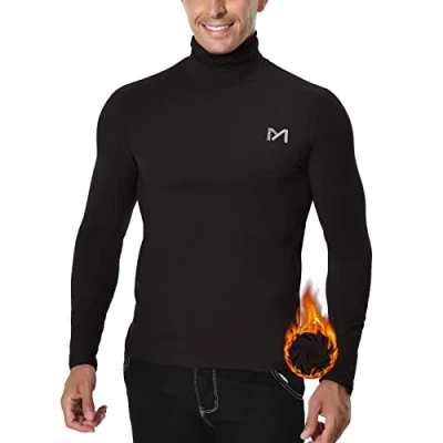 Abbildung von MEETYOO Men&#039;s U45 SY Shirt, Schwarz, S