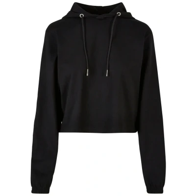 Abbildung von Urban Classics Damen Ladies Heavy Short Hoody Black, S