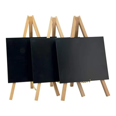 Abbildung von Securit MINI B KR Tisch Kreidetafel mit Staffelei, buche