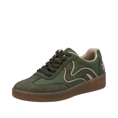 Abbildung von Rieker Damen M5512 Sneaker, Grün, 36 EU