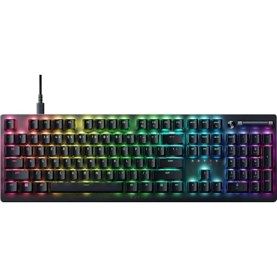 Abbildung von Razer DeathStalker V2 (Red Switch) Optische Low Profile Gaming Tastatur (Lineare Switches, HyperSpeed Wireless, USB C, Laser Etched Tastenkappen) QWERTZ DE Layout Schwarz