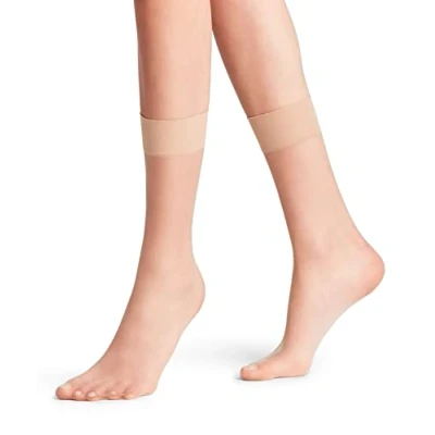 Abbildung von FALKE Damen Socken Shelina 12 DEN W SO Ultra Transparent einfarbig 1 Paar, Braun (Powder 4169), 39 42