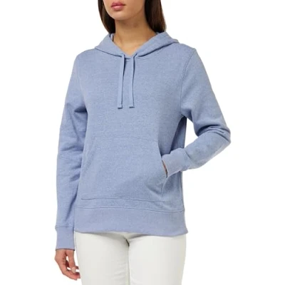 Abbildung von Amazon Essentials Damen Fleece Kapuzenpullover (in Übergröße erhältlich), Indigoblau Meliert, S