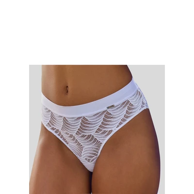 Abbildung von Lascana Panty Slip, Damen, Größe: 40/42, White