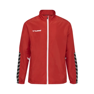 Abbildung von Hummel Authentic Micro Trainingsjacke, Herren, Größe: Large, True red