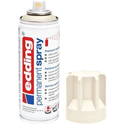 Abbildung von Edding e 5200 permanent Spray cr.weiß sd. RAL9001 DE/FR/IT