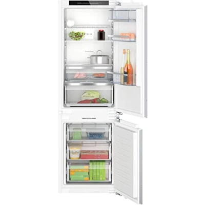Abbildung von NEFF KI7863DD0 Einbau Kühl Gefrier Kombination N70, einbaufähige Kühlkombination mit Gefrierbereich unten, 177,2x55,8 cm, 184L Kühlen, 76L Gefrieren, NoFrost, Eco Air Flow, SoftClose