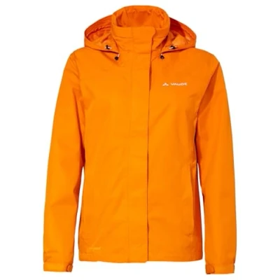 Abbildung von VAUDE Regenjacke Damen Escape Bike Light kurkuma, wasserfeste Outdoor Jacke, atmungsaktive Fahrradjacke mit Kapuze im Kragen, Klimaschonende Wanderjacke, 36
