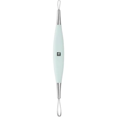 Abbildung von ZWILLING Mitesserentferner (Sanfte und Hygienische Entfernung von kleineren Hautunreinheiten, Zwei Schlaufen Größen, Soft Touch Grip), Premium, Mint
