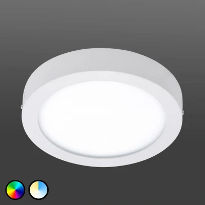 Abbildung von EGLO Aufbauleuchte »FUEVA C«, 1 flammig, Leuchtmittel LED Board fest integriert, CONNECT, Steuerung über APP + Fernbedienung, BLE, CCT, RGB