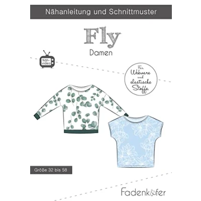 Abbildung von Papierschnittmuster Fly Damen