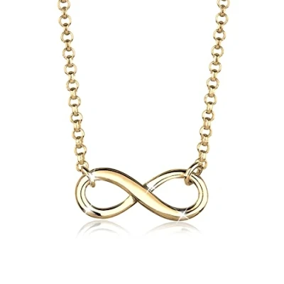 Abbildung von Elli Infinity Halskette goldcoloured, Damen, Größe: 38, Gold coloured