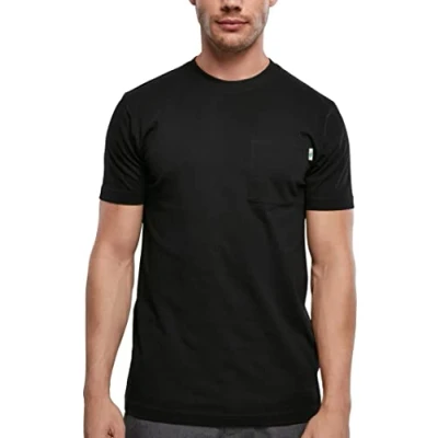 Abbildung von Urban Classics Organic Cotton Basic Pocket TEE Tshirt basic, Herren, Größe: 3XL, Schwarz