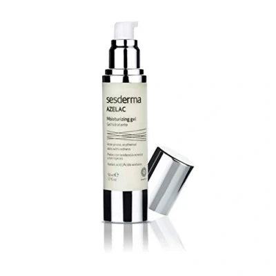 Abbildung von Sesderma Azelac Feuchtigkeitsgel Tägliche Feuchtigkeitspflege für Empfindliche Haut Rosacea Fettige Mischhaut Rötungen Grünes Pigment Verdeckt 50ml