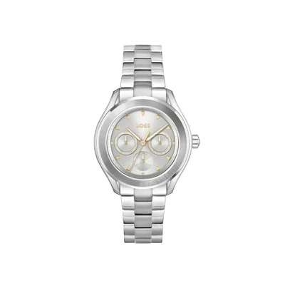 Abbildung von BOSS LIDA Uhr silvercoloured, Damen, Größe: One Size, Silver coloured
