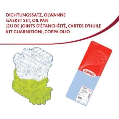 Abbildung von CORTECO 427545P Dichtungssatz, Kurbelgehäuse mit Dichtung