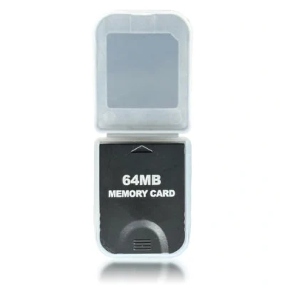 Abbildung von WICAREYO Schwarz 64M Speicherkarte für Wii NGC Gamecube Konsole
