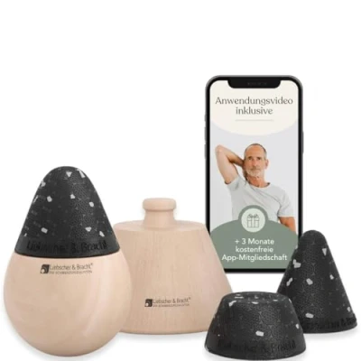 Abbildung von Liebscher &amp; Bracht Original Drücker Set: Light Osteopressur für eine effiziente Schmerztherapie auch Triggerpunkt Massage Akupressur, Triggerknopf Made in Germany, Übungen der App