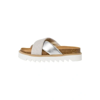 Abbildung von Tamaris Pantolette flach, Damen, Größe: 37, Silver comb Schuhe