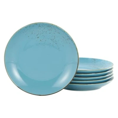 Abbildung von CreaTable Dessertteller »Essteller NATURE COLLECTION«, (Set, 6 St.), Teller Set für Personen, Ø 21 cm, Steinzeug