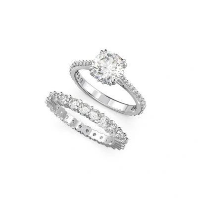 Abbildung von Swarovski Constella SET Ring, Damen, Größe: 60, Silver