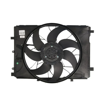 Abbildung von NRF 47849 Lüfter 12 600 mit Kühlerlüfterrahmen (Zarge), bürstenloser Motor MERCEDES BENZ: E Class Saloon, B