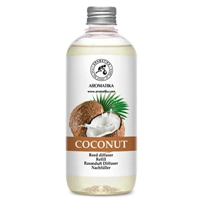 Abbildung von Raumduft Nachfüllflasche Kokos 500ml Nachfüller für Duftdiffusor Lufterfrischer Raumbeduftung Aroma Diffuser Nachfüllen Refill Reed