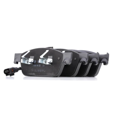 Abbildung von BOSCH 0 986 494 553 Bremsbelagsatz Low Metallic mit integriertem Verschleißwarnkontakt Montageanleitung, Anti Quietsch Blech, Kolbenclip