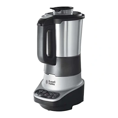 Abbildung von Russell Hobbs Multikocher [2in1: Suppenkocher und Mixer] Soup Maker (vollautomatischer Standmixer mit Kochfunktion für Suppen Babynahrung, Smoothie, 8 Programme, 1,75l) Suppenzubereiter 21480 56