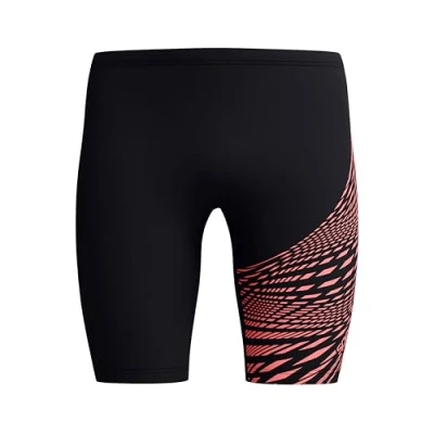 Abbildung von Speedo Medley Logo Schwimmhose für Herren, Black/Coral Sands, 40