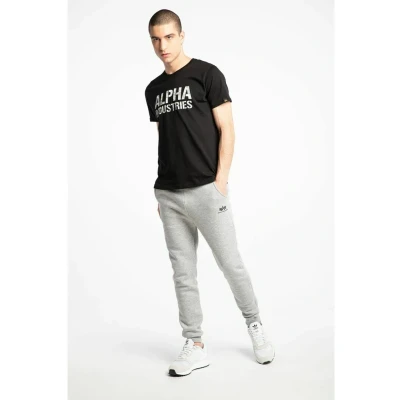 Abbildung von Alpha Industries Herren Basic SL Jogginghose Hose, Grey Heather, L