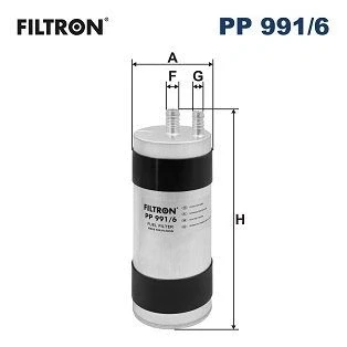 Abbildung von FILTRON PP 991/6 Kraftstofffilter Leitungsfilter 11 13 AUDI: A6 C8 Avant, Saloon