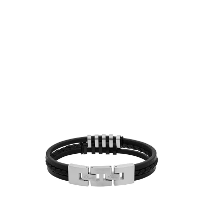 Abbildung von s.Oliver Armband, Herren, Größe: One Size, Schwarz