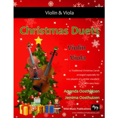 Abbildung von Christmas Duets for Violin and Viola: 22 Traditional Carols arranged especially two equal players. All in easy keys.