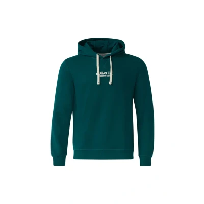 Abbildung von s.Oliver MIT Label Kapuzenpullover, Herren, Größe: XL, Tannengrün