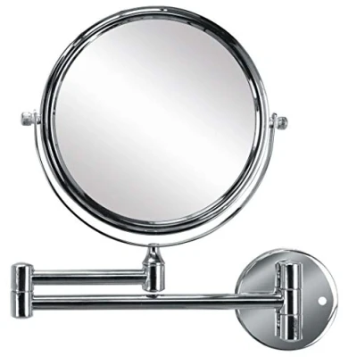Abbildung von Kleine Wolke Kosmetikspiegel Ridge Mirror mit 3 facher Vergrößerung, Größe: 24,4 x 26 3,5 cm, Material: Metall/Glas