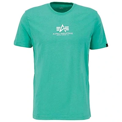Abbildung von ALPHA INDUSTRIES Herren Basic T Ml Shirt, Grün (Atomic Green), S