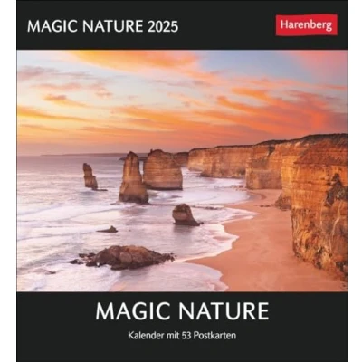 Abbildung von Magic Nature Postkartenkalender Kalender 2025 mit 53 Postkarten: Tischkalender zum Aufstellen und Aufhängen Landschafts ... Verschicken (Postkartenkalender Harenberg)