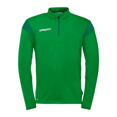 Abbildung von uhlsport Unisex Squad 27 1/4 Zip Top Pullover, Grün/Lagune, 140 EU