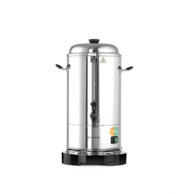 Abbildung von HENDI Rundfilter Kaffeemaschine 10 Liter mit Zapfhahn ø 29,5 x 58 cm doppelwandige Edelstahl Ausführung 1500 W, Gastro Kaffeebereiter