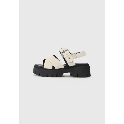 Abbildung von HUGO KRIS Schaftsandale, Damen, Größe: 36, Natural Schuhe