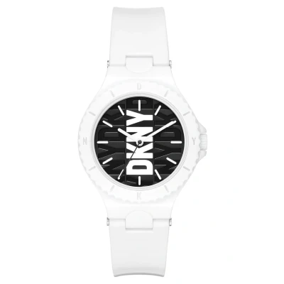 Abbildung von DKNY Chambers Uhr, Damen, Größe: One Size, White