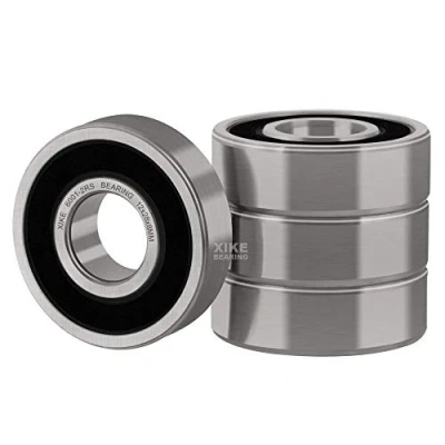 Abbildung von XiKe 4 Stk. 6001 2RS Kugellager, 12mm x 28mm 8mm, Rillenkugellager mit Dichtungen, geeignet für DIY, Drehbank, 3D Drucker, Motoren, Generatoren und Gartengeräte usw.
