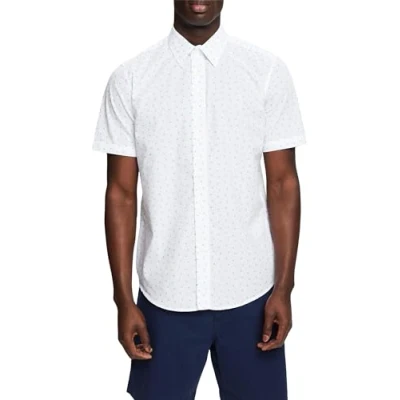 Abbildung von ESPRIT Herren 044ee2f321 Hemd, 100/White, XXL